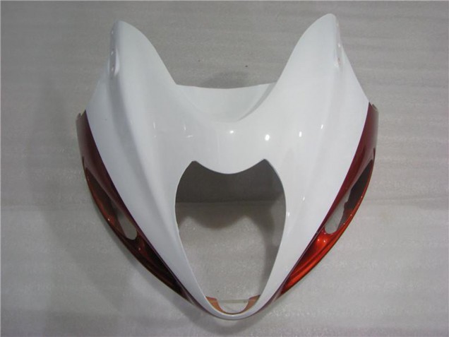 1996-2007 Suzuki GSXR 1300 Hayabusa Motorcycle Fairings - White Orange Black