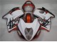 1996-2007 Suzuki GSXR 1300 Hayabusa Motorcycle Fairings - White Orange Black