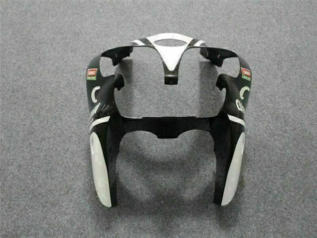 2000-2002 Kawasaki ZX6R Motorcycle Fairings - White Red Yellow Green Glossy Black Star EuroBet