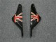2000-2002 Kawasaki ZX6R Motorcycle Fairings - White Red Yellow Green Glossy Black Star EuroBet