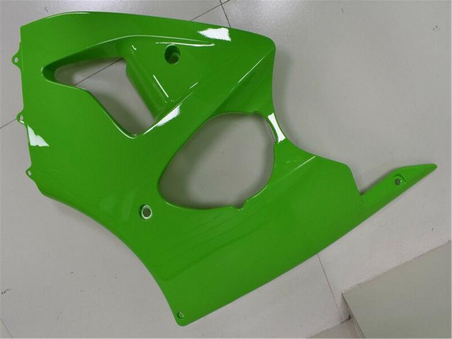 2000-2002 Kawasaki ZX6R Motorcycle Fairings - Green Black
