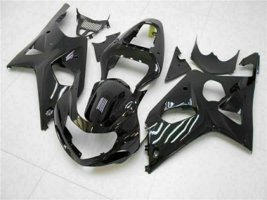 2000-2002 Suzuki GSXR 1000 Motorcycle Fairings - Glossy Black