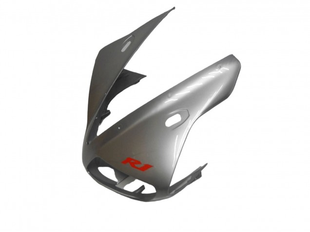 2002-2003 Yamaha YZF R1 Motorcycle Fairings - Silver Matte Black