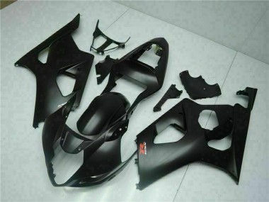 2003-2004 Suzuki GSXR 1000 Motorcycle Fairings - Matte Black Red