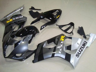 2003-2004 Suzuki GSXR 1000 Motorcycle Fairings - Silver Grey Black Yellow