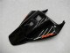 2004-2005 Honda CBR1000RR Motorcycle Fairings - Glossy Black Red Flame