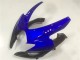 2006-2007 Suzuki GSXR 600/750 Motorcycle Fairings - Blue Matte Black