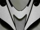 2007-2008 Kawasaki ZX6R Motorcycle Fairings - Black White