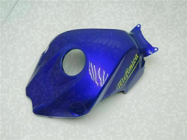 2008-2011 Honda CBR1000RR Motorcycle Fairings - Blue Yellow Green MoviStar Castrol