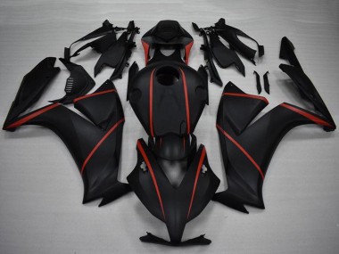 2012-2016 Honda CBR1000RR Motorcycle Fairings - Matte Black Red