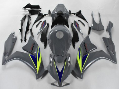 2012-2016 Honda CBR1000RR Motorcycle Fairings - Nardo Grey Blue Fluo Yellow