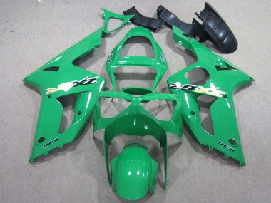 2003-2004 Kawasaki ZX6R Motorcycle Fairing Kits - Green