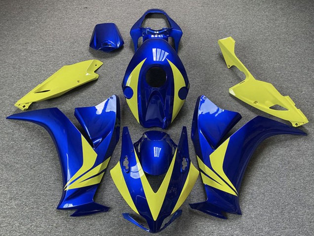 2012-2016 Honda CBR1000RR Motorcycle Fairings - Blue High Vis Yellow