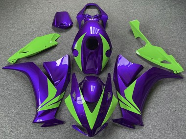 2012-2016 Honda CBR1000RR Motorcycle Fairings - Purple Green