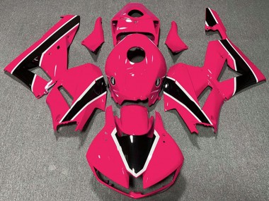 2013-2023 Honda CBR600RR Motorcycle Fairings - Pink White Glossy Black