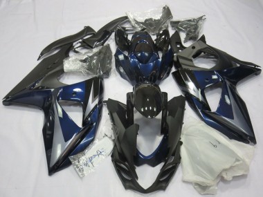2009-2016 Suzuki GSXR 1000 Motorcycle Fairings - Blue Silver Black