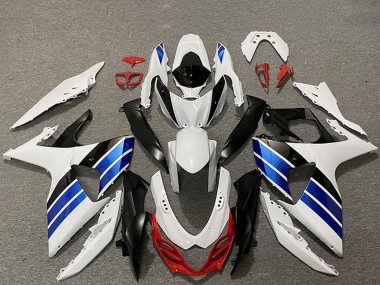 2009-2016 Suzuki GSXR 1000 Motorcycle Fairings - White Blue Red Black