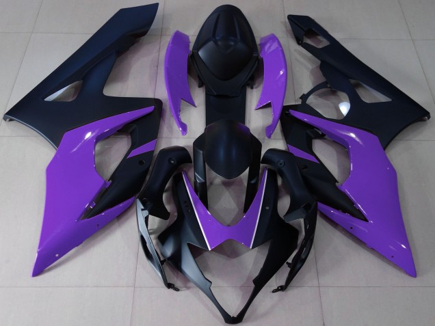 2005-2006 Suzuki GSXR 1000 Motorcycle Fairings - Matte Black Purple