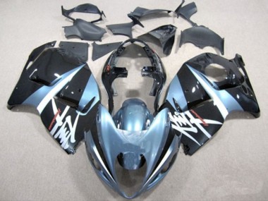 1996-2007 Suzuki GSXR 1300 Motorcycle Fairings - Light Blue and Black