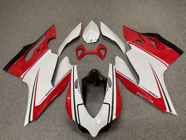 2011-2014 Ducati 1199 Motorcycle Fairings - White Red Black Green