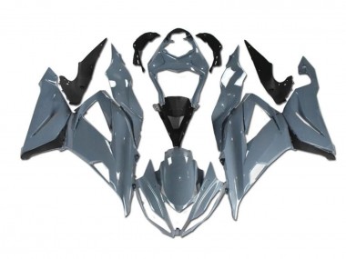 2013-2018 Kawasaki ZX6R Motorcycle Fairings - Nardo Grey