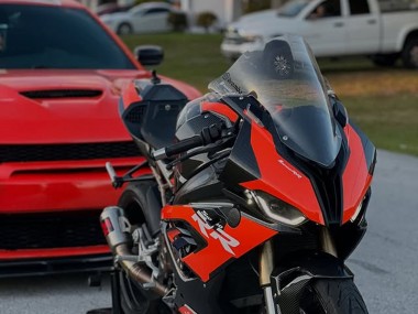 2019-2022 BMW S1000RR Motorcycle Fairings - Red Black