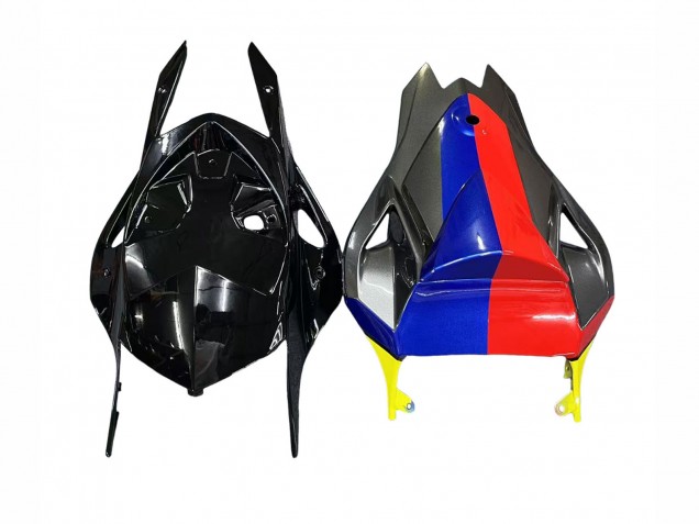 2009-2014 BMW S1000RR Motorcycle Fairings - Red Blue Yellow Shark