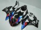 2009-2014 BMW S1000RR Motorcycle Fairings - Blue Red Matte Black Castrol