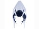 2023-2025 Kawasaki ZX6R Motorcycle Fairings - Pearl White Black Red