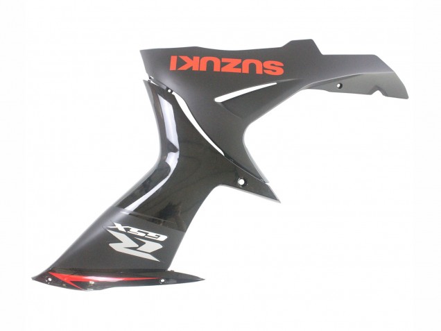 2011-2024 Suzuki GSXR 600 / GSXR 750 Motorcycle Fairings - Black Grey Red Line