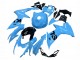 2011-2024 Suzuki GSXR 600 / GSXR 750 Motorcycle Fairings - Light Blue Black