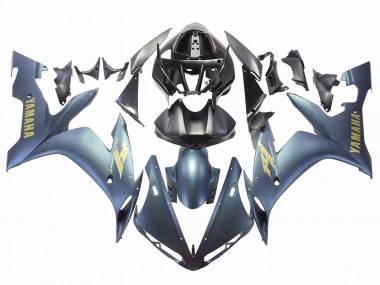 2004-2006 Yamaha YZF 1000 R1 Motorcycle Fairings - Dark Blue Gold Decals