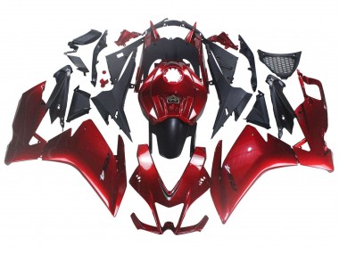 2012-2018 Aprilia RS4 50 125 Motorcycle Fairing - Red Matte Black