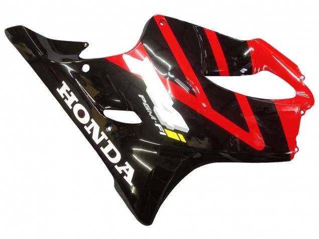 2004-2007 Honda CBR600 F4i Motorcycle Fairing - Red Glossy Black