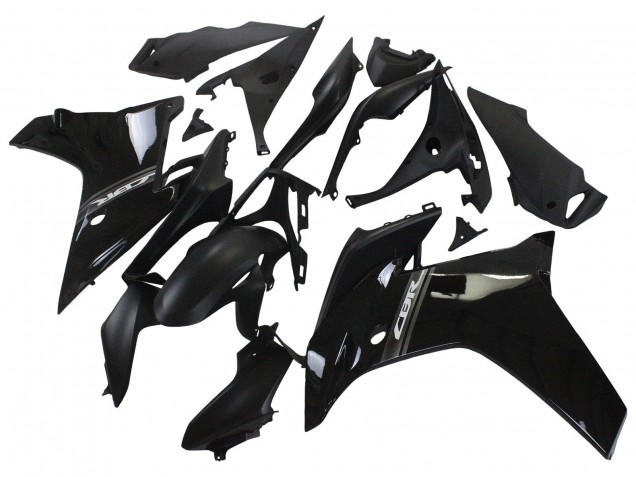 2011-2013 Honda CBR600F Motorcycle Fairings - Glossy Black