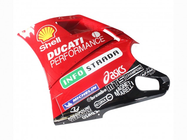 1993-2005 Ducati 748/916/996/998 Motorcycle Fairings - White Red Yellow Green Glossy Black Performance