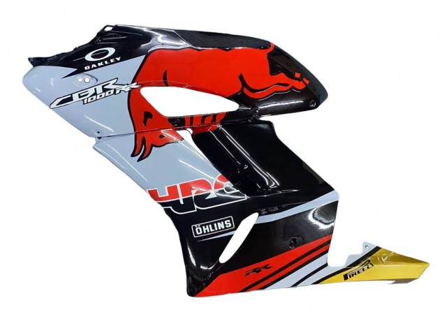 2004-2005 Honda CBR1000RR Motorcycle Fairings - Yellow Red White Glossy Red Bull Repsol HRC