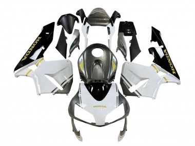 2003-2004 Honda CBR600RR Motorcycle Fairings - White Yellow Grey Black
