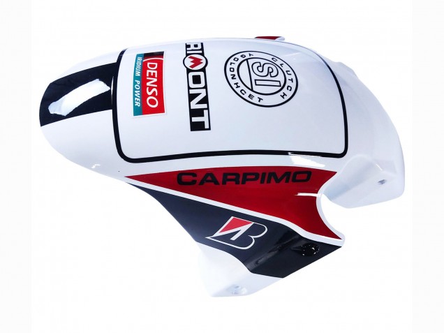 2003-2004 Honda CBR600RR Motorcycle Fairings - White Red Glossy Black DENSO Rimont