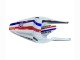 2003-2004 Honda CBR600RR Motorcycle Fairings - White Red Blue