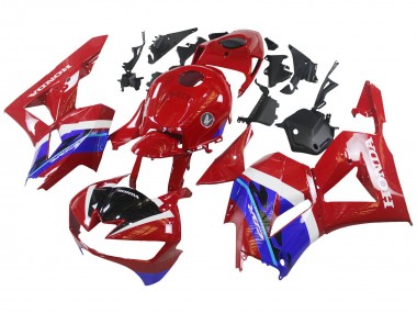 2013-2023 Honda CBR600RR Motorcycle Fairings - Red Blue