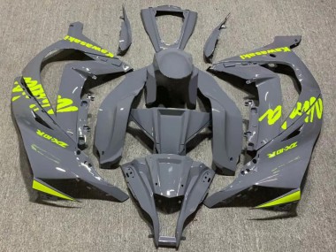 2011-2015 Kawasaki ZX10R Motorcycle Fairing - Nardo Grey Yellow