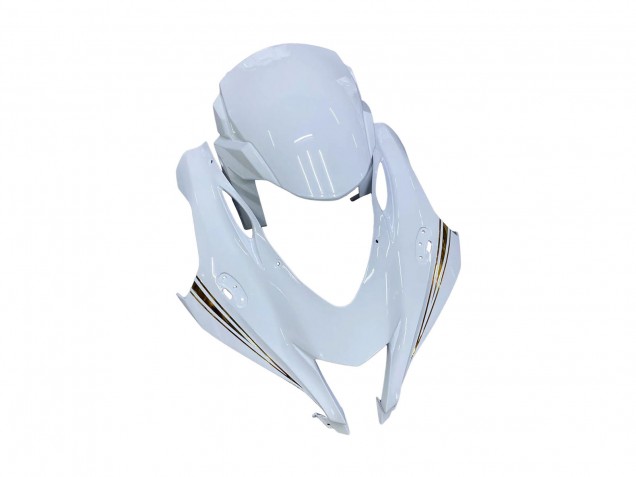 2016-2020 Kawasaki ZX10R Motorcycle Fairings - White Gold Black