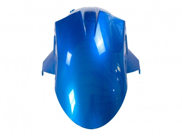 2007-2008 Kawasaki ZX6R Motorcycle Fairings - Black Blue Elf