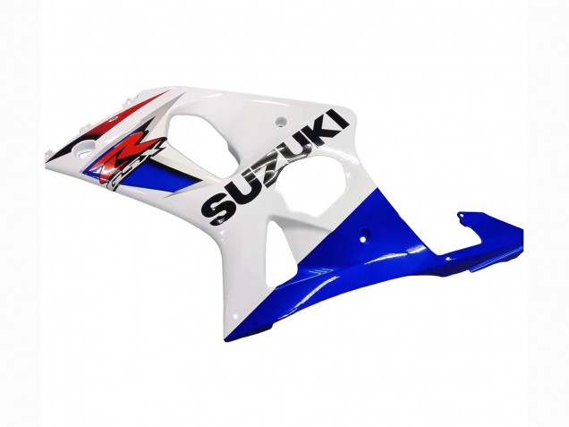 2000-2002 Suzuki GSXR1000 Motorcycle Fairings - White Blue Red