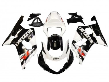 2000-2002 Suzuki GSXR1000 Motorcycle Fairings - White Glossy Black Red