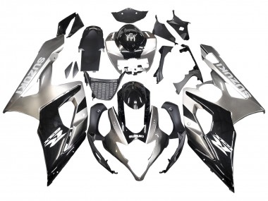 2005-2006 Suzuki GSXR 1000 Motorcycle Fairings - Glossy Black Grey