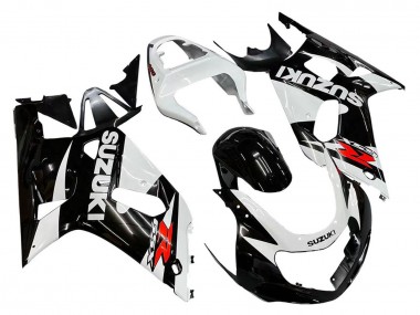 2001-2003 Suzuki GSXR 600 / GSXR 750 Motorcycle Fairings - White Glossy Black Red