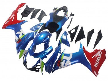 2011-2024 Suzuki GSXR 600 / GSXR 750 Motorcycle Fairings - Blue Red