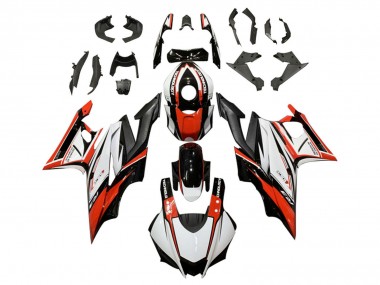 2019-2021 Yamaha YZF R3/R25 Motorcycle Fairing - White Red Black